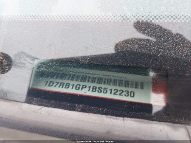 Продаж на аукціоні авто 2011 Ram Ram 1500 Slt, vin: 1D7RB1GP1BS512230, номер лоту: 46104999