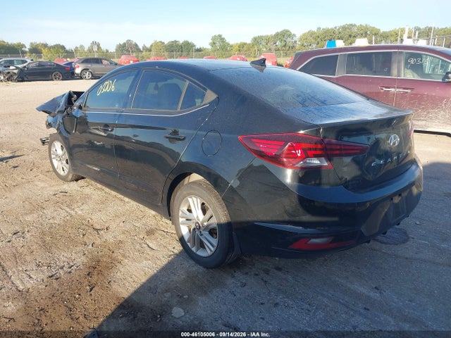 46105006 :رقم المزاد ، 5NPD84LF4KH427091 vin ، 2019 Hyundai Elantra Sel مزاد بيع