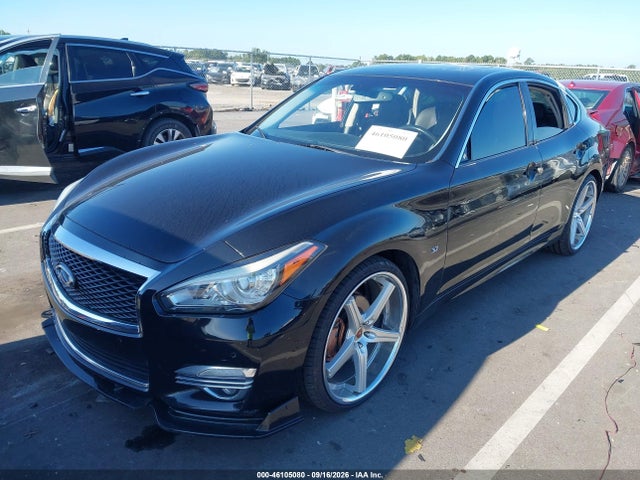 2017 Infiniti Q70 3.7 მანქანა იყიდება აუქციონზე, vin: JN1BY1AP5HM740587, აუქციონის ნომერი: 46105080