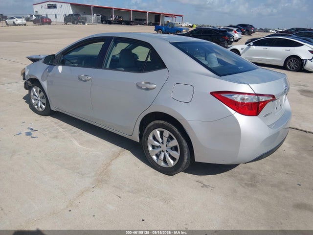 46105135 :رقم المزاد ، 2T1BURHE1GC489980 vin ، 2016 Toyota Corolla Le مزاد بيع