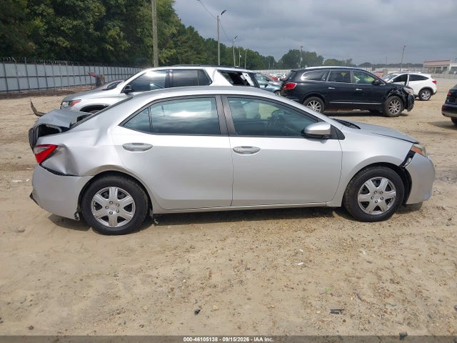 2015 Toyota Corolla L მანქანა იყიდება აუქციონზე, vin: 2T1BURHE7FC421987, აუქციონის ნომერი: 46105138