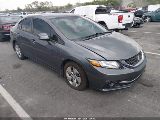46105298 :رقم المزاد ، 19XFB2F57DE031312 vin ، 2013 Honda Civic Lx مزاد بيع