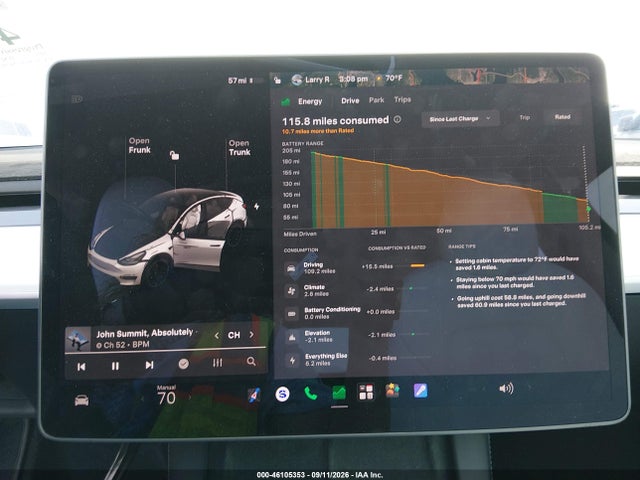 Aukcja sprzedaży 2021 Tesla Model Y Performance Dual Motor All-wheel Drive, vin: 5YJYGDEF2MF258224, numer aukcji: 46105353