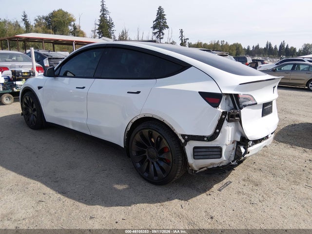 Aukcja sprzedaży 2021 Tesla Model Y Performance Dual Motor All-wheel Drive, vin: 5YJYGDEF2MF258224, numer aukcji: 46105353