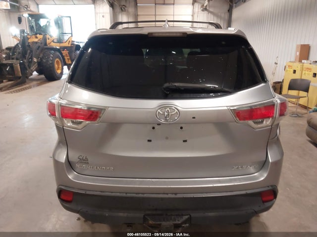 2014 Toyota Highlander Xle V6 მანქანა იყიდება აუქციონზე, vin: 5TDJKRFH8ES059897, აუქციონის ნომერი: 46105523