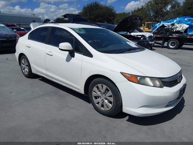 Продажа на аукционе авто 2012 Honda Civic Lx, vin: 2HGFB2F51CH592528, номер лота: 46105614