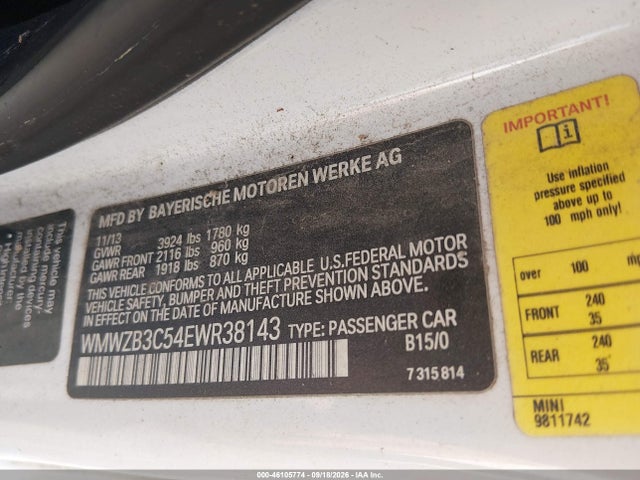 WMWZB3C54EWR38143 Mini Cooper Countryman Cooper (m6)