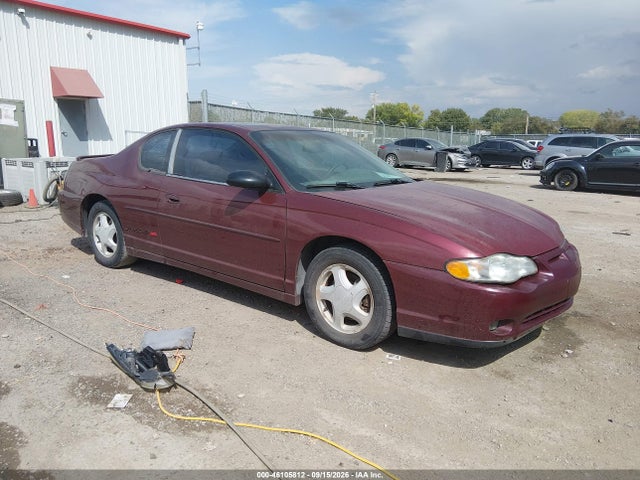 46105812 :رقم المزاد ، 2G1WX15K229274226 vin ، 2002 Chevrolet Monte Carlo Ss مزاد بيع