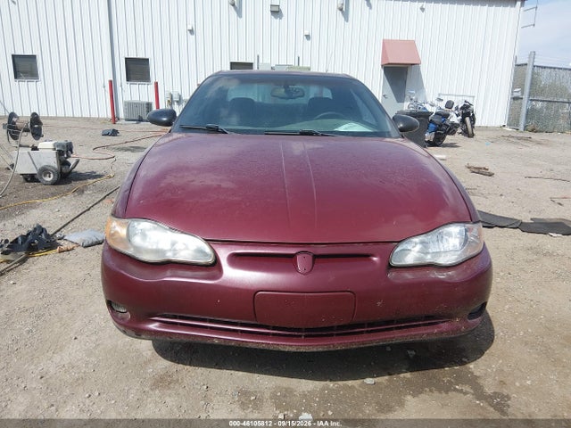 46105812 :رقم المزاد ، 2G1WX15K229274226 vin ، 2002 Chevrolet Monte Carlo Ss مزاد بيع