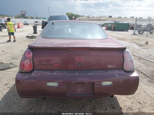 46105812 :رقم المزاد ، 2G1WX15K229274226 vin ، 2002 Chevrolet Monte Carlo Ss مزاد بيع