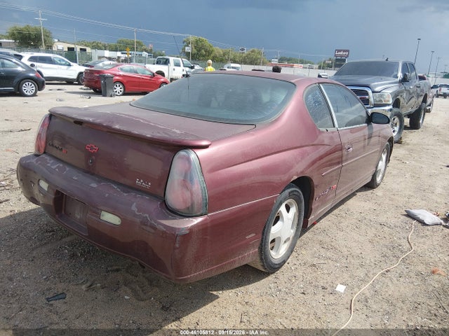 46105812 :رقم المزاد ، 2G1WX15K229274226 vin ، 2002 Chevrolet Monte Carlo Ss مزاد بيع