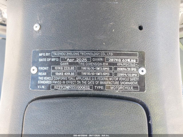 Zhilong Q-max 2025 HZ2TCDMNXS1000832 Image 10