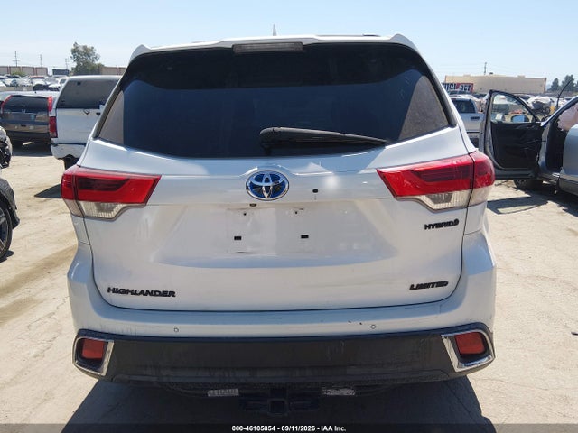 Toyota Highlander Hybrid Limited 2019 5TDDGRFHXKS058020 Image 16