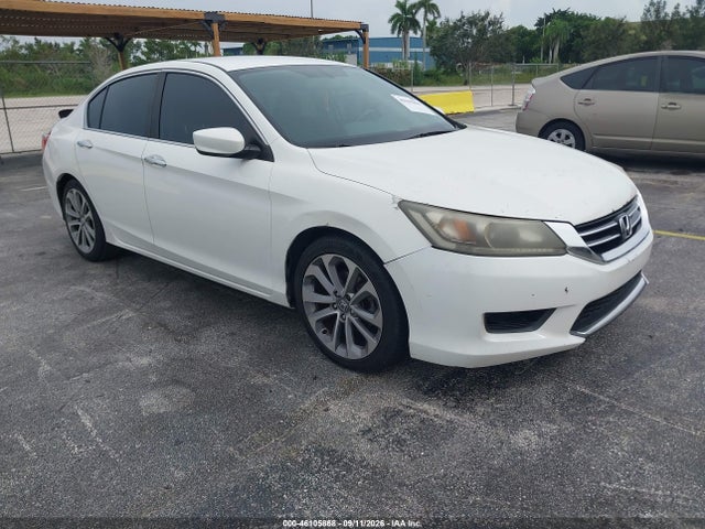 2013 Honda Accord Sport მანქანა იყიდება აუქციონზე, vin: 1HGCR2F5XDA100853, აუქციონის ნომერი: 46105868