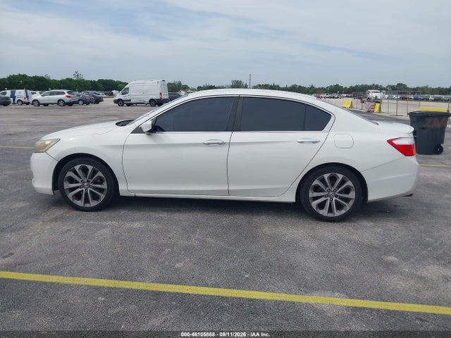 2013 Honda Accord Sport მანქანა იყიდება აუქციონზე, vin: 1HGCR2F5XDA100853, აუქციონის ნომერი: 46105868