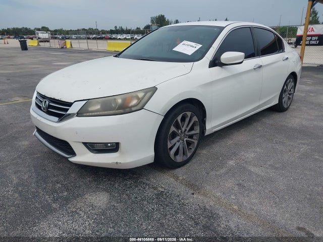 2013 Honda Accord Sport მანქანა იყიდება აუქციონზე, vin: 1HGCR2F5XDA100853, აუქციონის ნომერი: 46105868