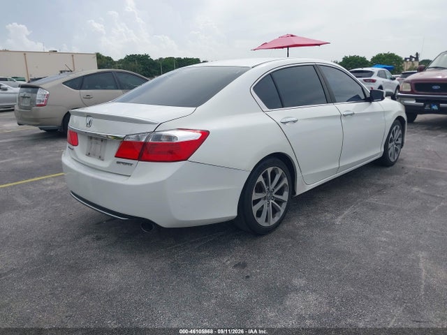 2013 Honda Accord Sport მანქანა იყიდება აუქციონზე, vin: 1HGCR2F5XDA100853, აუქციონის ნომერი: 46105868