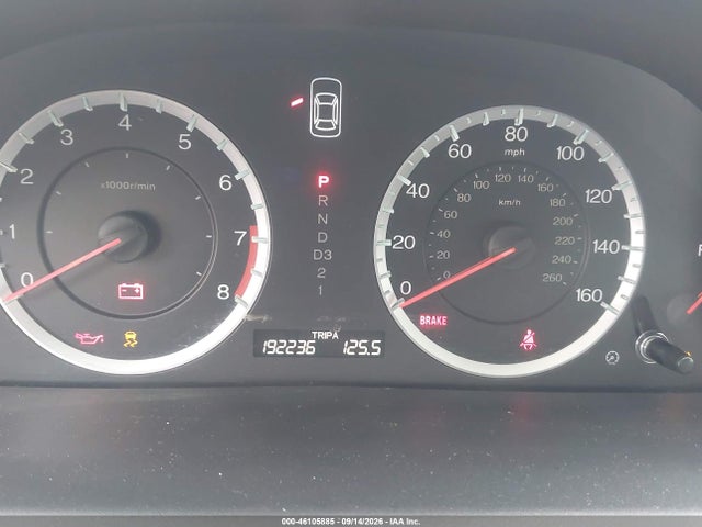 46105885 :رقم المزاد ، 1HGCP2F35CA134136 vin ، 2012 Honda Accord 2.4 Lx مزاد بيع