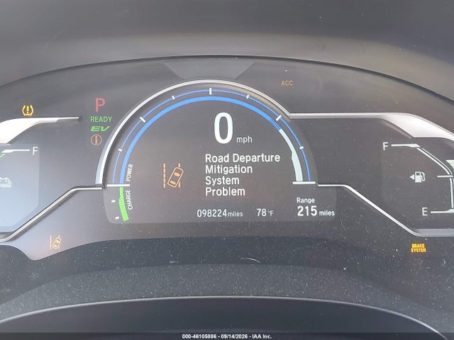 46105886 :رقم المزاد ، JHMZC5F36JC008549 vin ، 2018 Honda Clarity Plug-in Hybrid Touring مزاد بيع