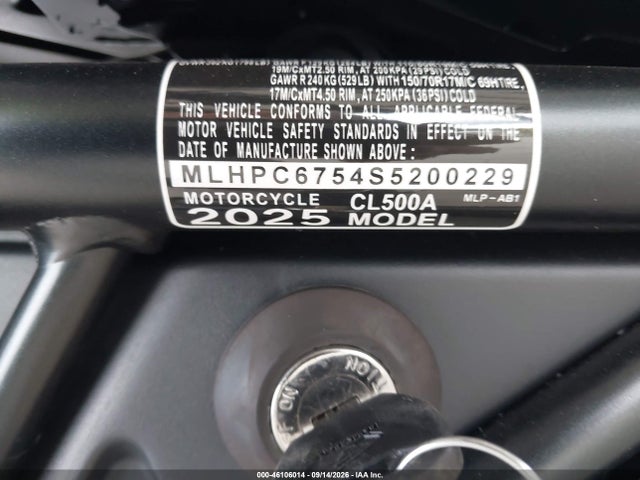Honda Cl500 A 2025 MLHPC6754S5200229 Image 10