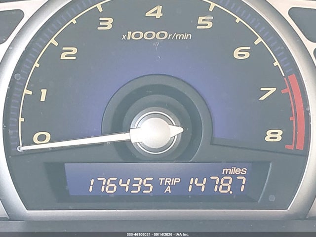 46106021 :رقم المزاد ، JHMFA16836S010611 vin ، 2006 Honda Civic Ex مزاد بيع