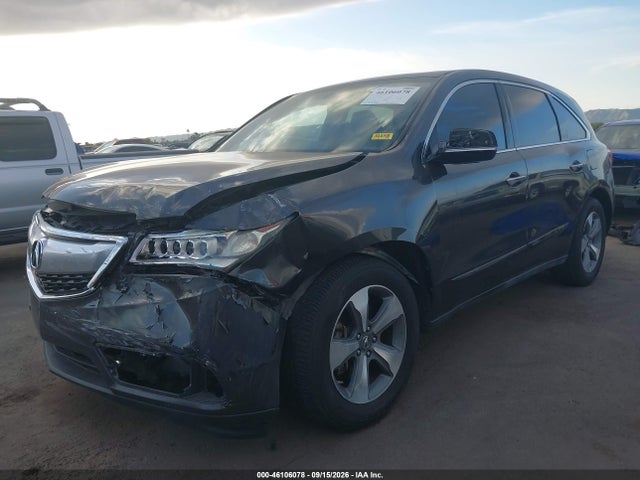 46106078 :رقم المزاد ، 5FRYD3H23EB015582 vin ، 2014 Acura Mdx مزاد بيع