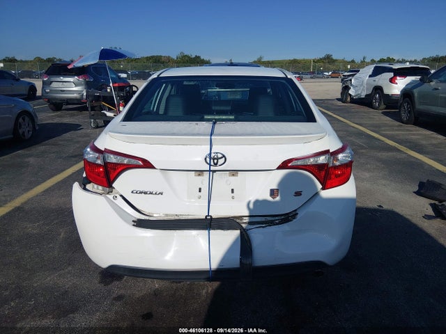 2016 Toyota Corolla S მანქანა იყიდება აუქციონზე, vin: 5YFBURHE1GP443968, აუქციონის ნომერი: 46106128
