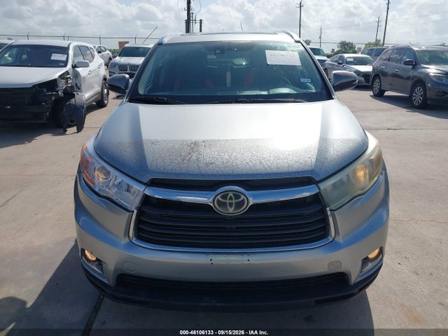 46106133 :رقم المزاد ، 5TDYKRFH8ES011668 vin ، 2014 Toyota Highlander Limited Platinum V6 مزاد بيع