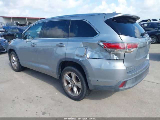 46106133 :رقم المزاد ، 5TDYKRFH8ES011668 vin ، 2014 Toyota Highlander Limited Platinum V6 مزاد بيع
