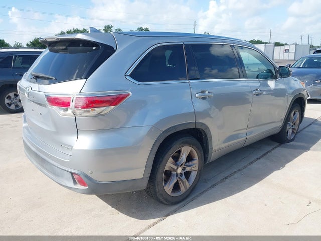 46106133 :رقم المزاد ، 5TDYKRFH8ES011668 vin ، 2014 Toyota Highlander Limited Platinum V6 مزاد بيع