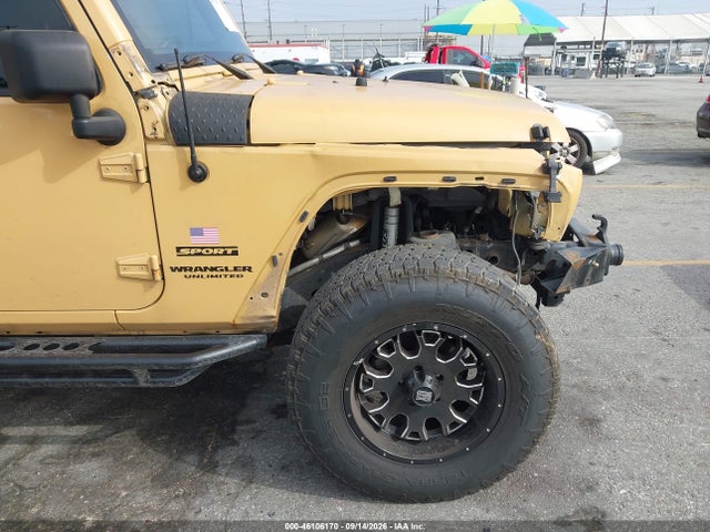 2014 Jeep Wrangler Unlimited Sport მანქანა იყიდება აუქციონზე, vin: 1C4BJWDGXEL221188, აუქციონის ნომერი: 46106170
