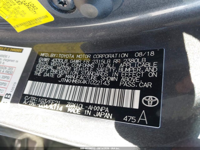 JTNKHMBX4K1022143 Toyota C-HR XLE