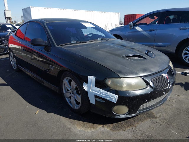 46106223 :رقم المزاد ، 6G2VX12U56L557895 vin ، 2006 Pontiac Gto مزاد بيع