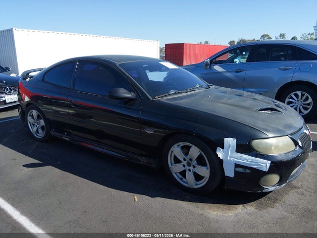 46106223 :رقم المزاد ، 6G2VX12U56L557895 vin ، 2006 Pontiac Gto مزاد بيع