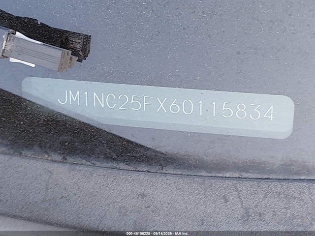 46106225 :رقم المزاد ، JM1NC25FX60115834 vin ، 2006 Mazda Mx-5 Touring مزاد بيع