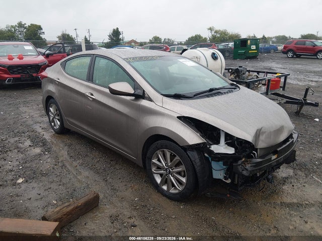 2016 Hyundai Elantra Se მანქანა იყიდება აუქციონზე, vin: 5NPDH4AE7GH744705, აუქციონის ნომერი: 46106228