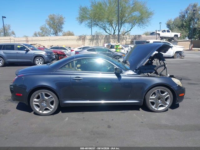 2008 Lexus Sc 430 მანქანა იყიდება აუქციონზე, vin: JTHFN45Y789019412, აუქციონის ნომერი: 46106237