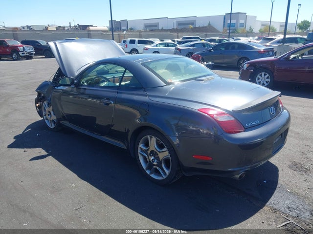 2008 Lexus Sc 430 მანქანა იყიდება აუქციონზე, vin: JTHFN45Y789019412, აუქციონის ნომერი: 46106237