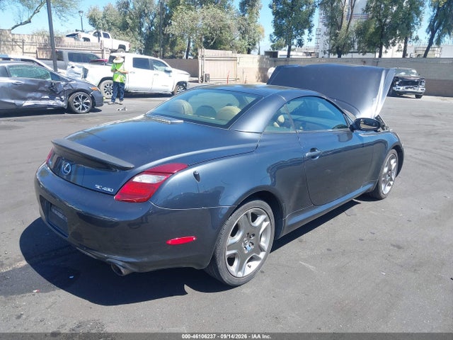2008 Lexus Sc 430 მანქანა იყიდება აუქციონზე, vin: JTHFN45Y789019412, აუქციონის ნომერი: 46106237