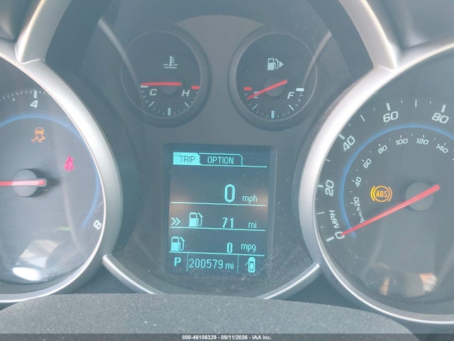 Продаж на аукціоні авто 2013 Chevrolet Cruze 2lt Auto, vin: 1G1PE5SB9D7141957, номер лоту: 46106329