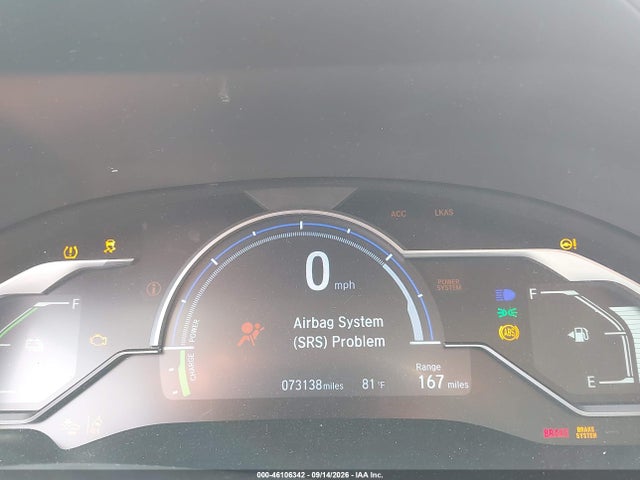 Aukcja sprzedaży 2019 Honda Clarity Plug-in Hybrid Touring, vin: JHMZC5F36KC006026, numer aukcji: 46106342