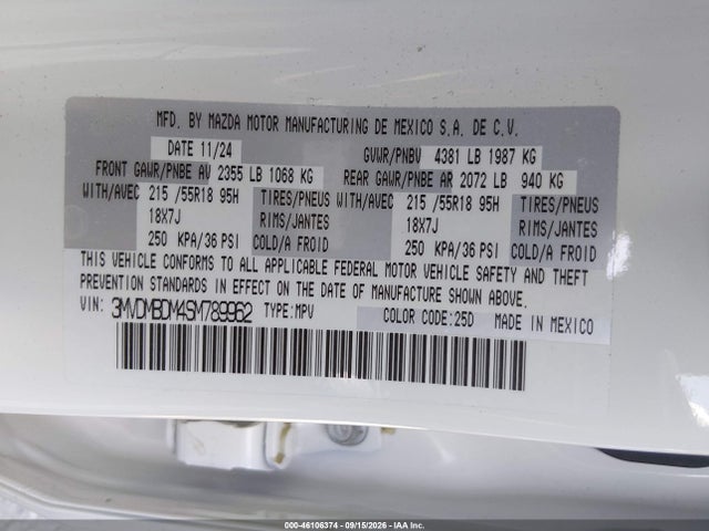3MVDMBDM4SM789962 Mazda Cx-30 2.5 S Premium Package
