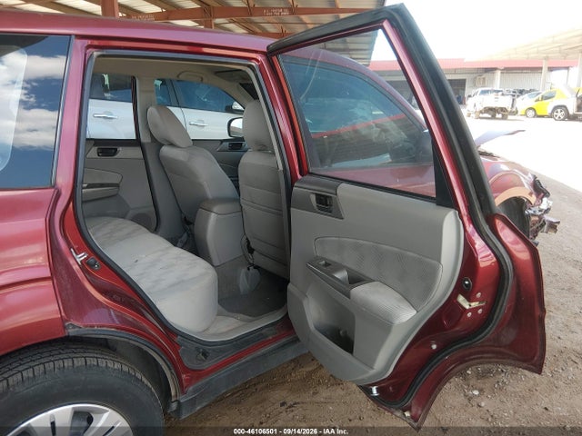 2010 Subaru Forester 2.5x მანქანა იყიდება აუქციონზე, vin: JF2SH6AC1AG722259, აუქციონის ნომერი: 46106501