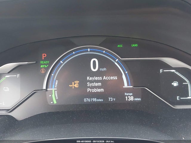Aukcja sprzedaży 2021 Honda Clarity Plug-in Hybrid Touring, vin: JHMZC5F36MC000343, numer aukcji: 46106565