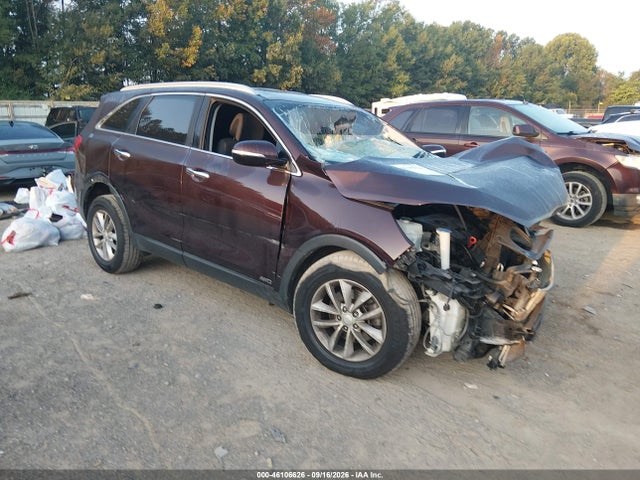 Auction sale of the 2016 Kia Sorento 2.4l Lx, vin: 5XYPGDA38GG078735, lot number: 46106626