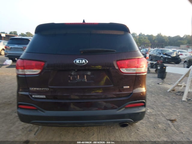 46106626 :رقم المزاد ، 5XYPGDA38GG078735 vin ، 2016 Kia Sorento 2.4l Lx مزاد بيع