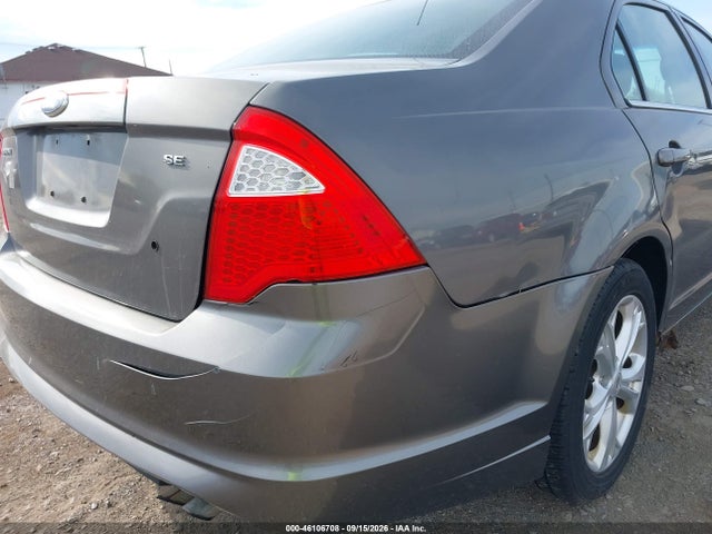 46106708 :رقم المزاد ، 3FAHP0HA0CR348399 vin ، 2012 Ford Fusion Se مزاد بيع