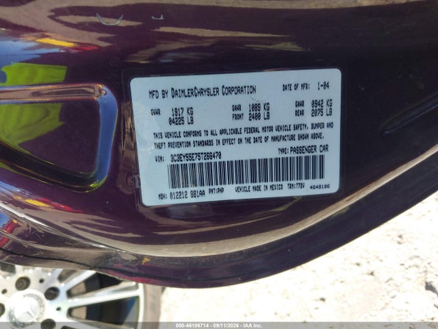 Aukcja sprzedaży 2005 Chrysler Pt Cruiser Touring, vin: 3C3EY55E75T266470, numer aukcji: 46106714