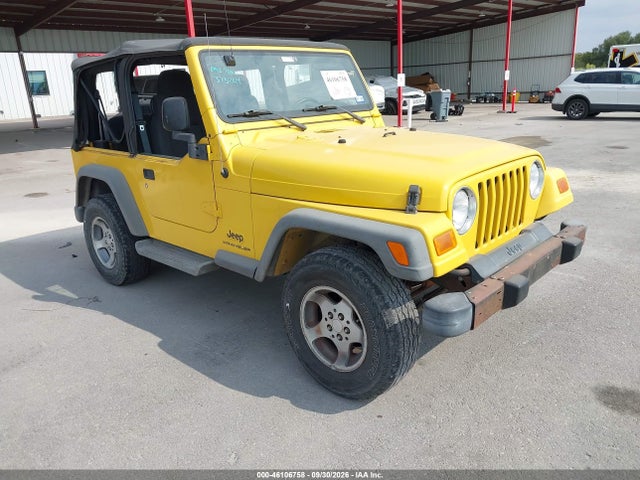 Aukcja sprzedaży 2003 Jeep Wrangler Se, vin: 1J4FA29153P373264, numer aukcji: 46106758