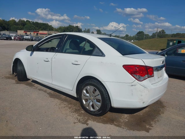Продажа на аукционе авто 2015 Chevrolet Cruze Ls Auto, vin: 1G1PA5SH3F7282087, номер лота: 46106784